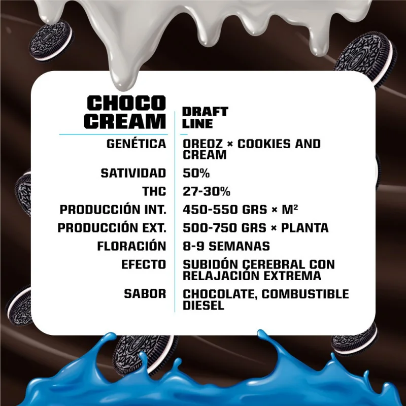 Semillas de Marihuana Choco Cream Feminized