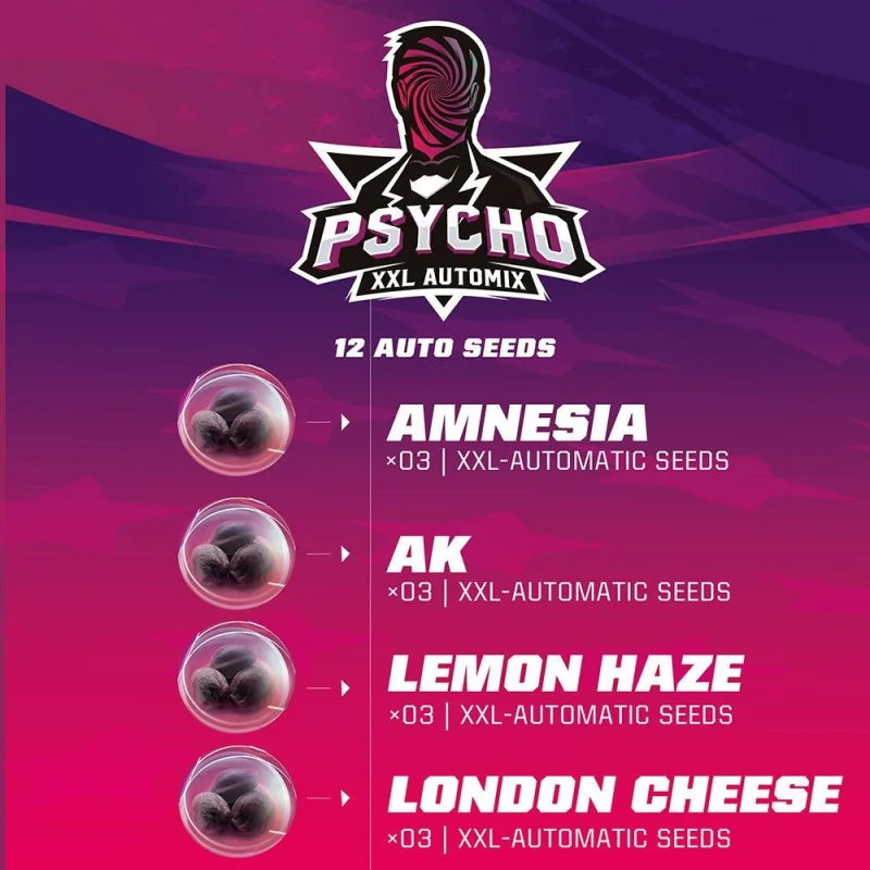 Psycho XXL Automix Marijuana Seeds